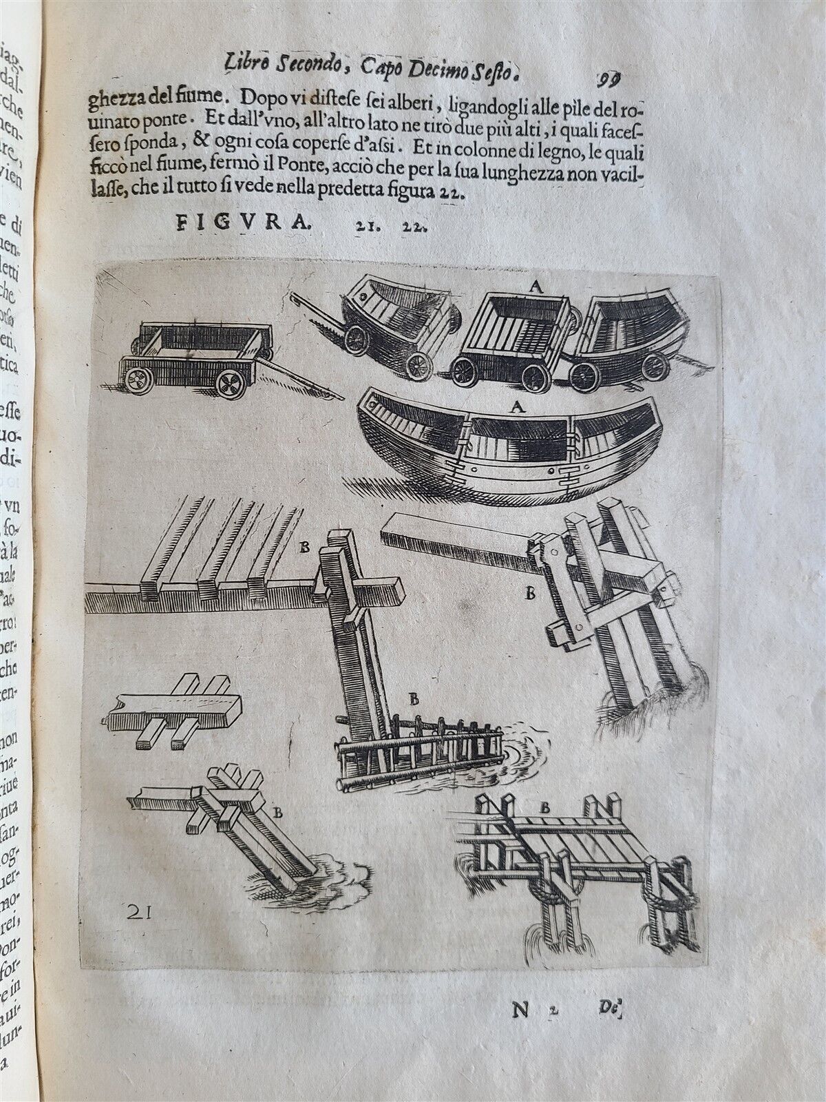 1654 ILLUSTRATED MILITARY FORTIFICATIONS DIFESA ET OFFESA DELLE PIAZZE antique