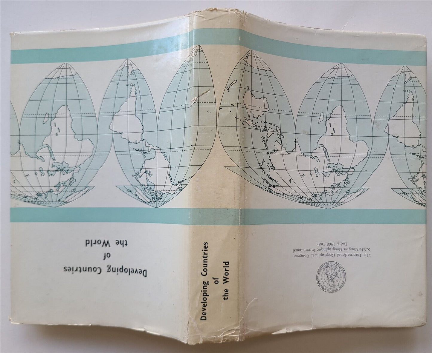 1968 DEVELOPING COUNTRIES OF THE WORLD vintage 21st GEOGRAPHICAL CONGRESS INDIA