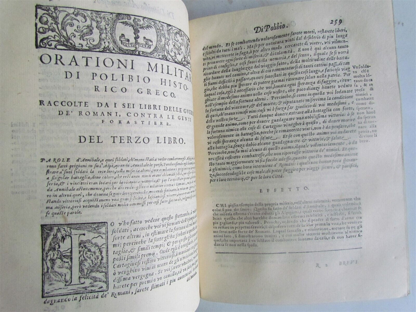 1585 MILITARY ORATIONS by Remigio Nannini in ITALIAN antique 16th CENTURY RARE