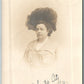 ATLANTIC CITY NJ LADY in HAT PORTRAIT 1904 ANTIQUE REAL PHOTO POSTCARD RPPC