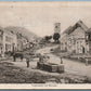 GERMAN WWI FELDPOST 1916 ANTIQUE POSTCARD VEXAINCOURT MIT BRUNNEN SWITZERLAND