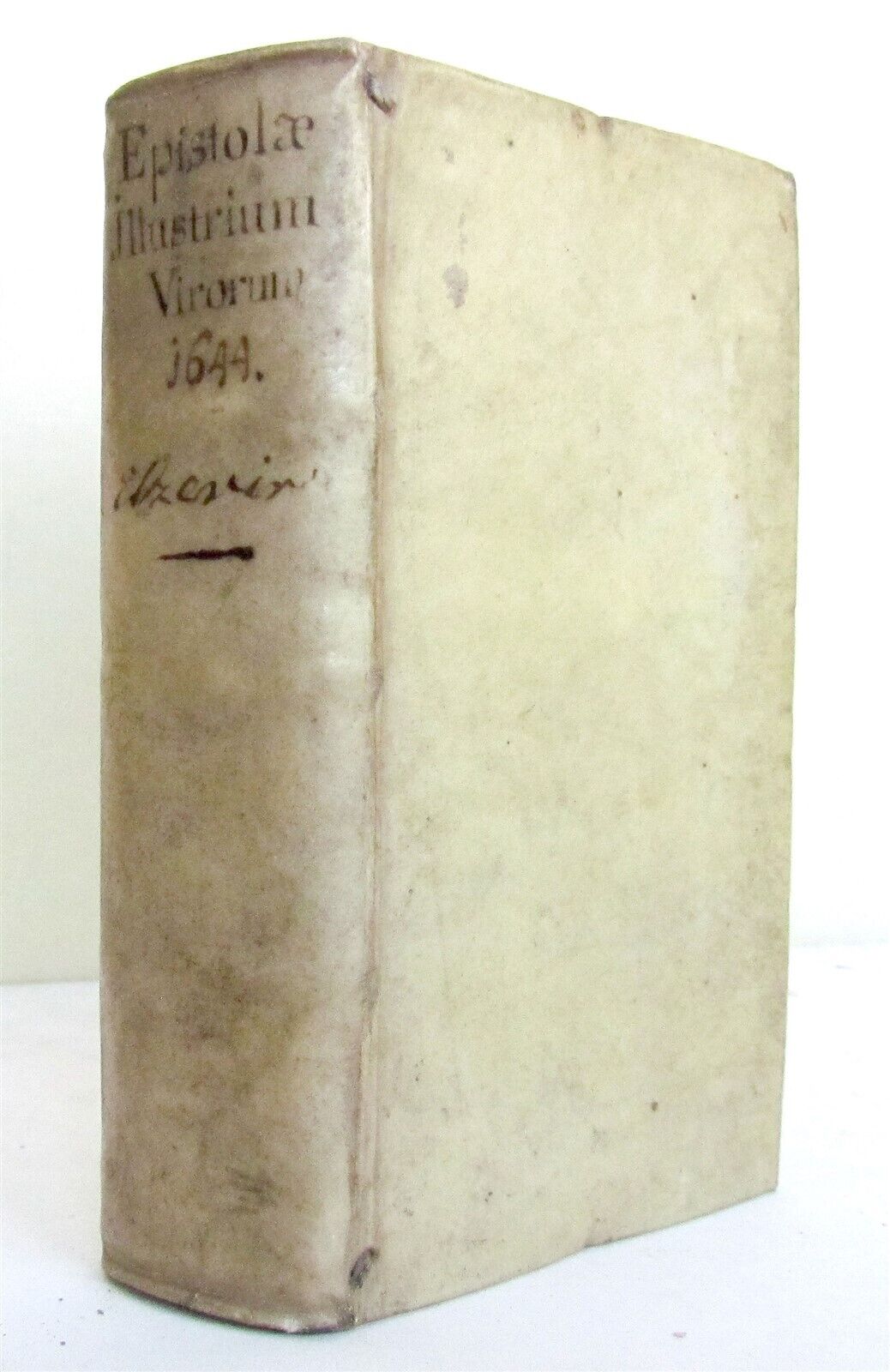 1644 Principum et illustrium virorum epistolae antique Elzevier Press VELLUM