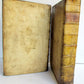 1722 2 VOLUMES Commentary on Isaiah by C.Vitringa antique FOLIOS VELLUM w/ MAP