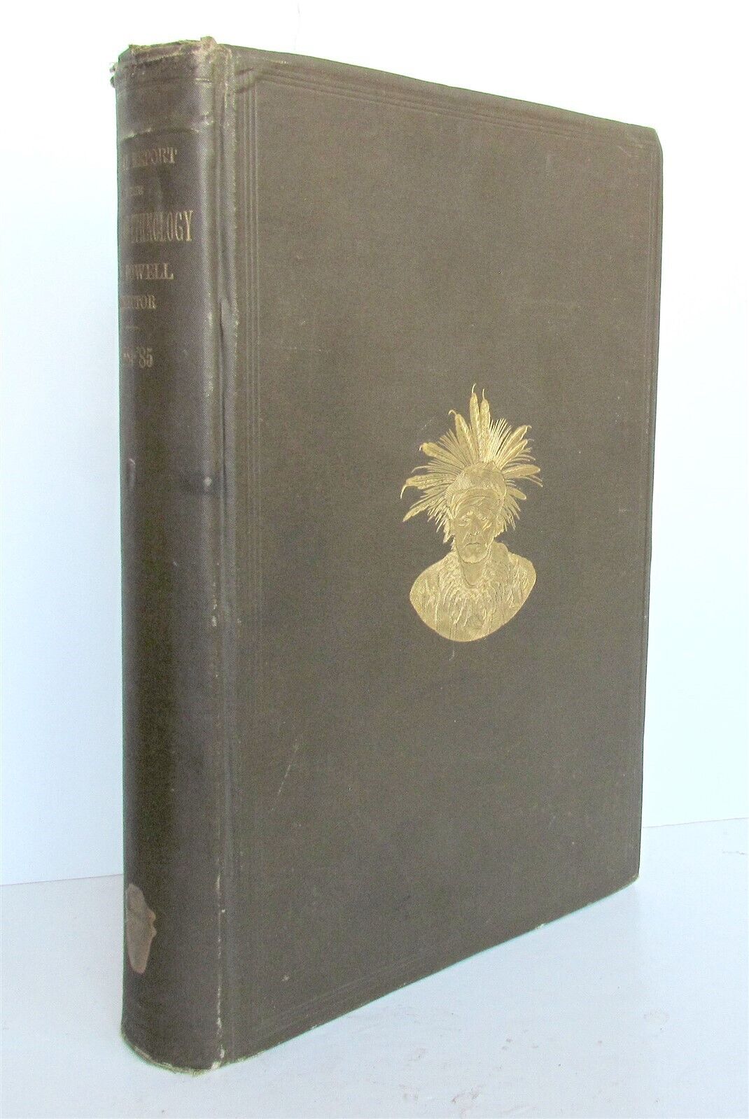 1884-1885 REPORT of AMERICAN BUREAU of ETHNOLOGY by J.POWELL antique ILLUSTRATED