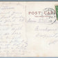 FORT PLAIN NY STATE ROAD 1913 ANTIQUE POSTCARD w/ CORK CANCEL