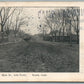 NOANK CT MAIN STREET w / TROLLEY ANTIQUE POSTCARD