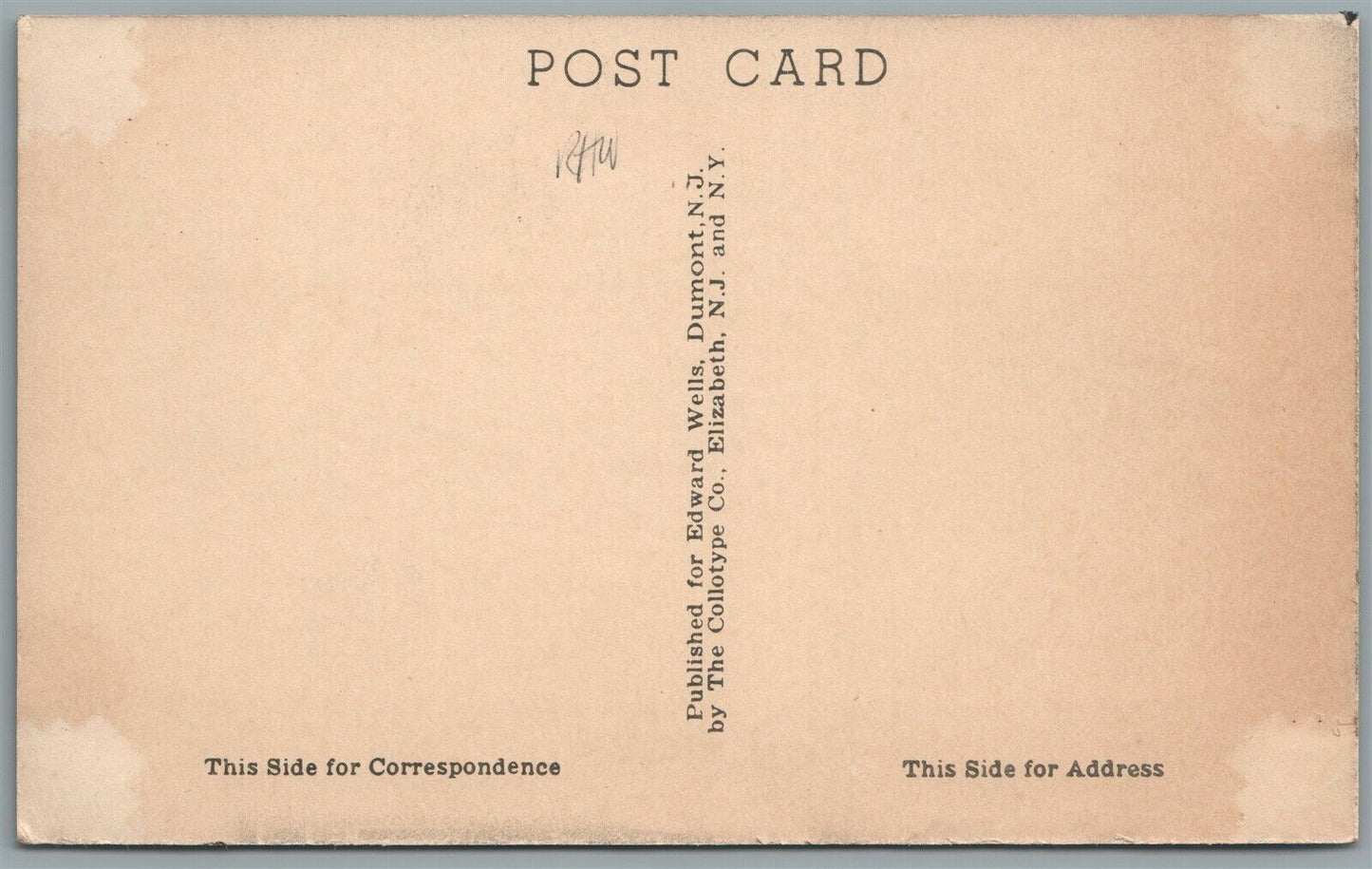 RED HOOK NY METHODIST CHURCH ANTIQUE POSTCARD