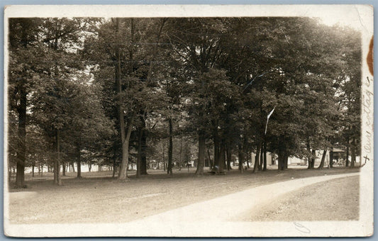 DUNKIRK NY COTTAGE 1914 ANTIQUE REAL PHOTO POSTCARD RPPC