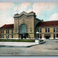 LEXINGTON KY RAILROAD STATION 1910 ANTIQUE POSTCARD RAILWAY DEPOT