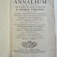 1721 ANTIQUE VELLUM BOUND FOLIO  - ORDER OF SERVANTS OF VIRGIN MARY ANNALS