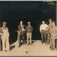 MEN w/ BICYCLE VINTAGE REAL PHOTO POSTCARD RPPC