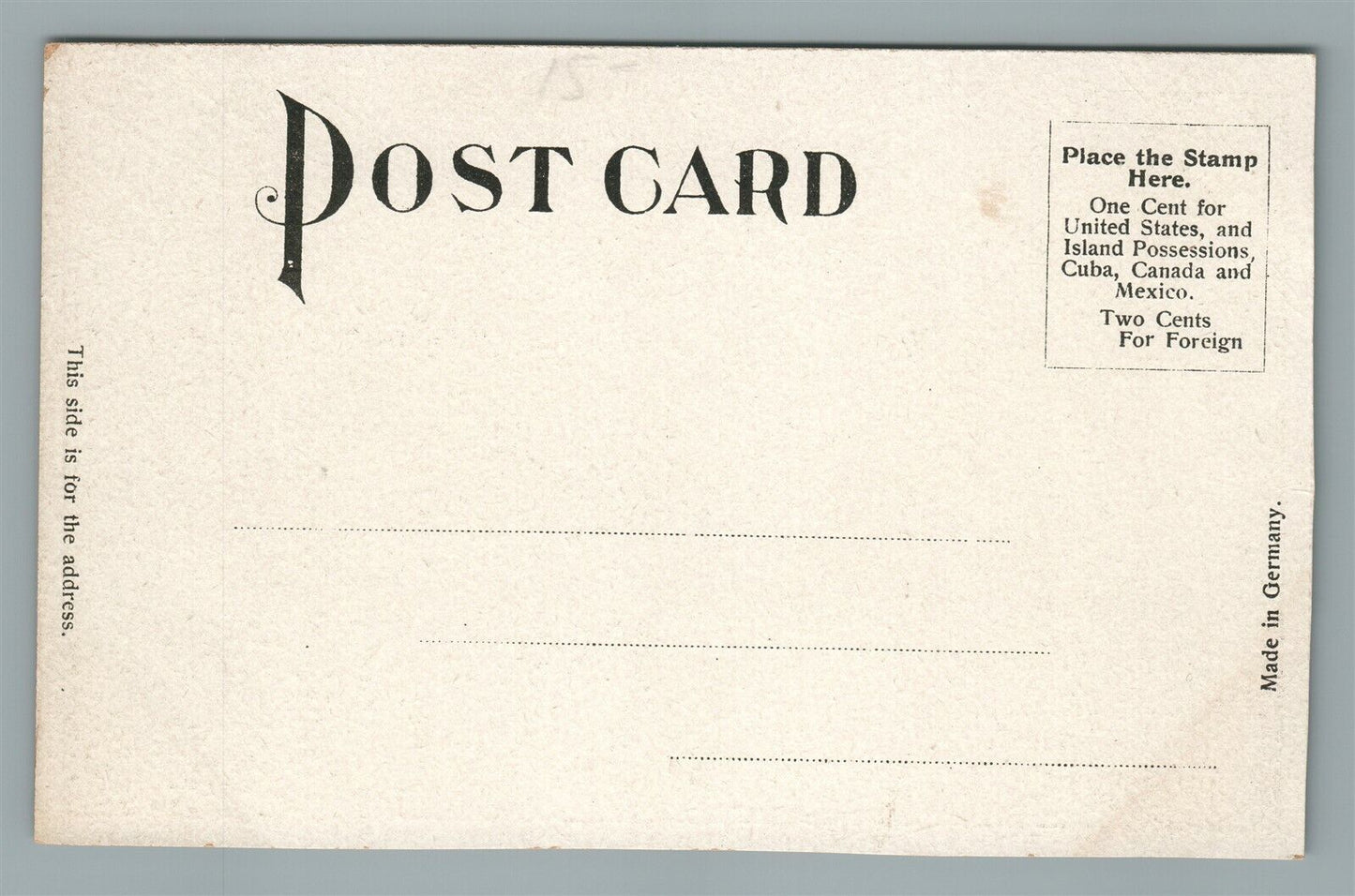 ATLANTIC CITY NJ ATLANTIC AVE. ANTIQUE POSTCARD
