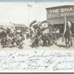 INDIANS at SNAP GENERAL MERCHANDISE GORDON NE 1908 RPPC ANTIQUE REAL PHOTO RPPC