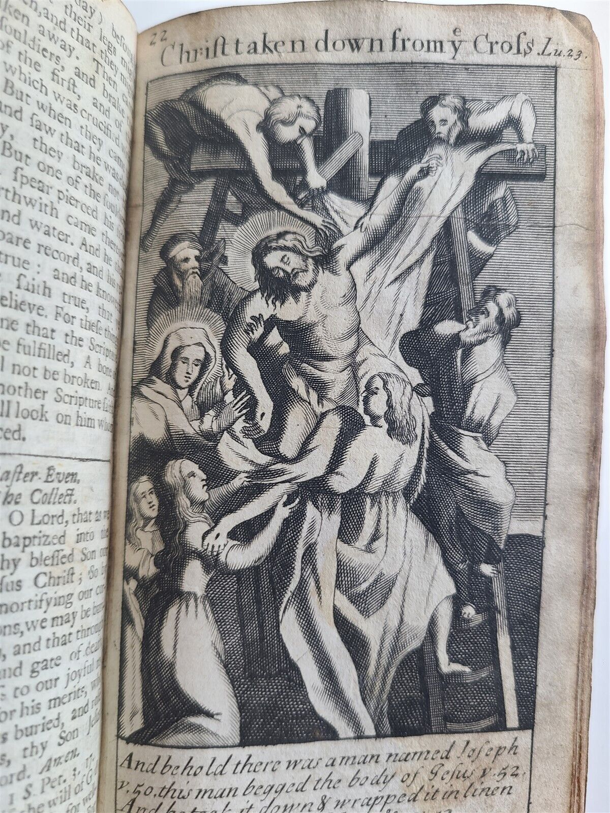 1705 BOOK OF COMMON PRAYER & PSALTER ENGLISH Oxford ANTIQUE ILLUSTRATED