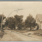 SO. THOMASTON ME CHURCH STREET ANTIQUE REAL PHOTO POSTCARD RPPC