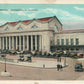 JACKSONVILLE FL UNION RAILROAD TERMINAL 1930 VINTAGE POSTCARD railway station