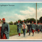 MILITARY FRENCH PRISONERS ANTIQUE POSTCARD ABTRANSPORT GEFANGENER FRANZOSEN