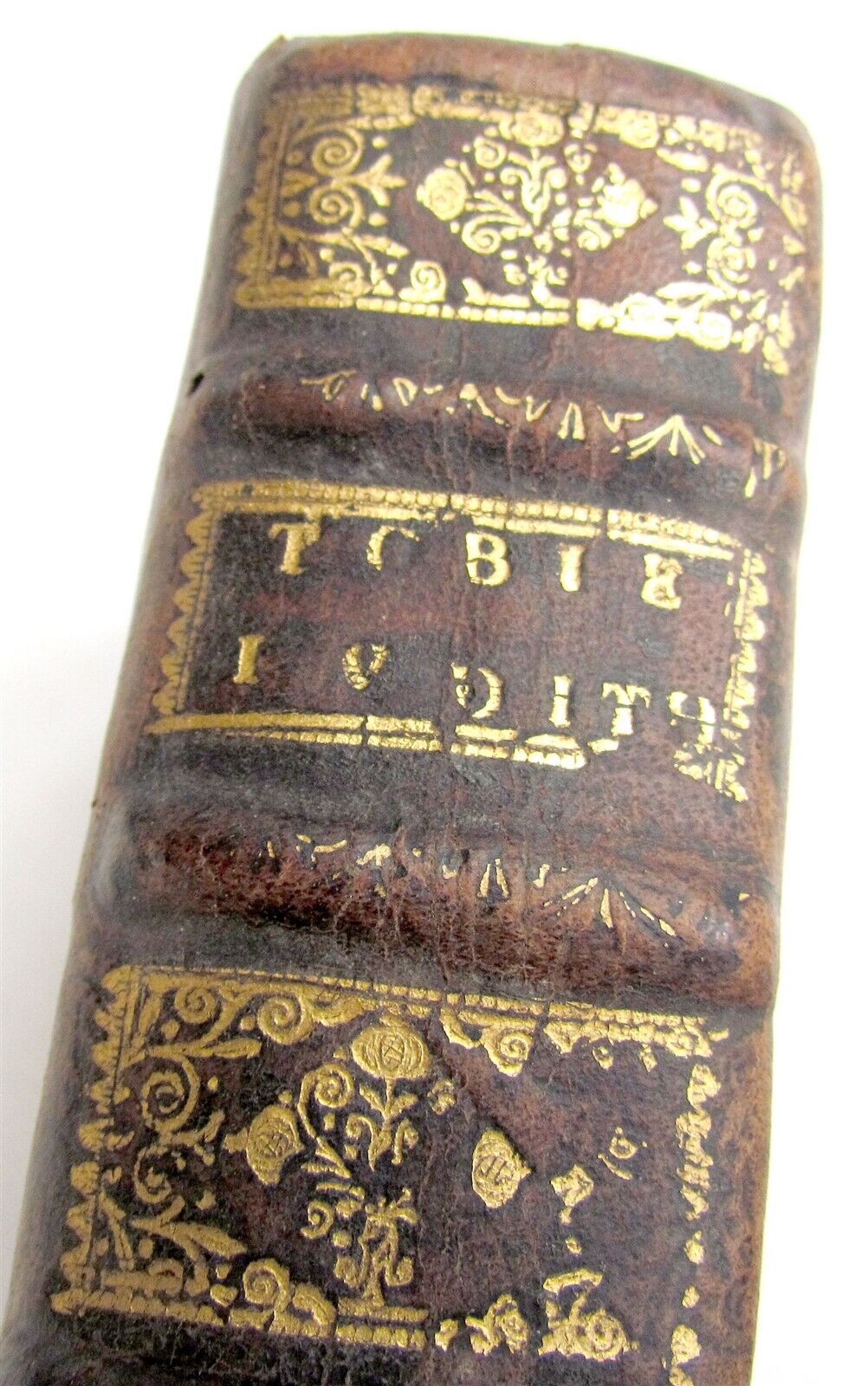 1594 BIBLE in FRENCH antique Tobie Judith et Esther PART OF OLD TESTAMENT