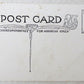 RAILROAD DEPOT CHICAGO WESTERN ELECTRIC CO. MAZDA ADVERTISING ANTIQUE POSTCARD