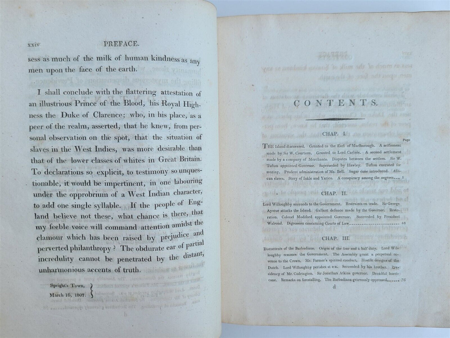 1808 HISTORY of BARBADOS from 1605 to 1801 by John POYER antique RARE