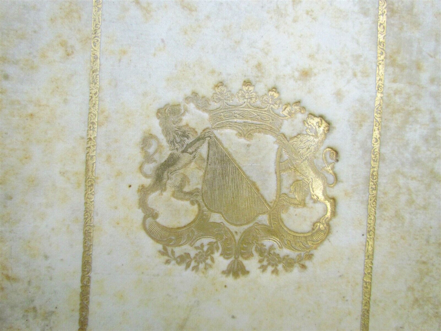 1780 Propertius POETRY Elegiarum UTRECHT ARMORIAL VELLUM BINDING antique