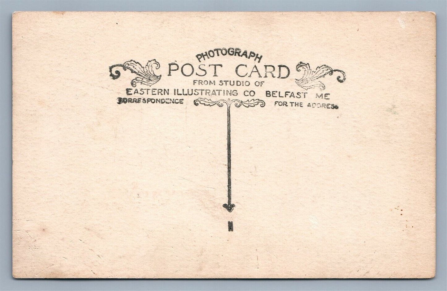 WALDOBORO ME METHODIST CHURCH ANTIQUE REAL PHOTO POSTCARD RPPC