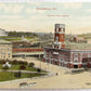 CENTRAL FIRE STATION & CAPITOL PROVIDENCE R.I. ANTIQUE POSTCARD