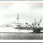 MILITARY SHIP USS ORION VINTAGE REAL PHOTO POSTCARD RPPC