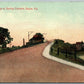 SAYRE PA TROLLEY BRIDGE & SPRING CORNERS ANTIQUE POSTCARD railroad railway