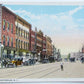 ANTIQUE POSTCARD MAIN STREET AMSTERDAM NEW YORK