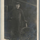 YOUNG WORKER ANTIQUE REAL PHOTO POSTCARD RPPC