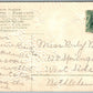 KRESGEVILLE PA GREETINGS EMBOSSED ANTIQUE POSTCARD