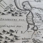 1671 MAP VENEZUELA CUM PARTE AUSTRALI NOUAE ANDALUSIAE antique 15x18" 17th CENT.