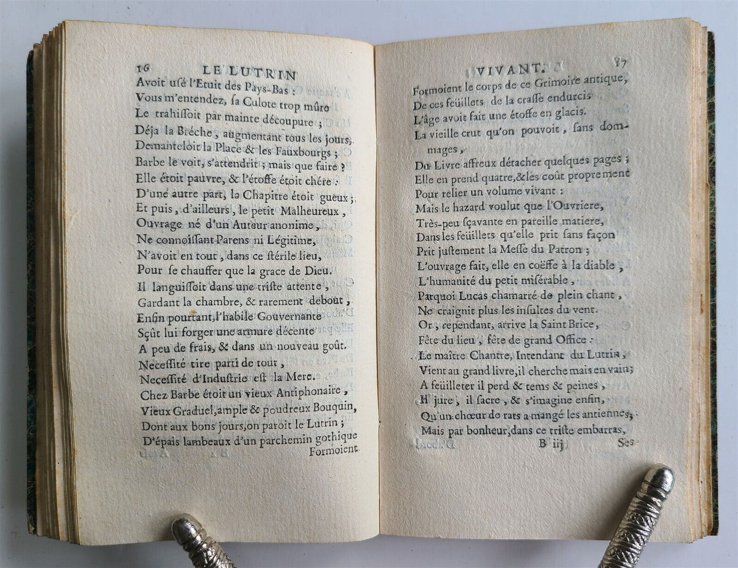 1736 VER-VERT ou les voyages DU PERROQUET DE NEVERS FRENCH POETRY antique