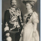 GERMAN EMPEROR WILHEM II w/ WIFE ANTIQUE REAL PHOTO POSTCARD RPPC