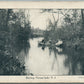 VERONA LAKE NJ BOATING ANTIQUE POSTCARD