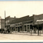 CLIO MI STREET SCENE ANTIQUE REAL PHOTO POSTCARD RPPC