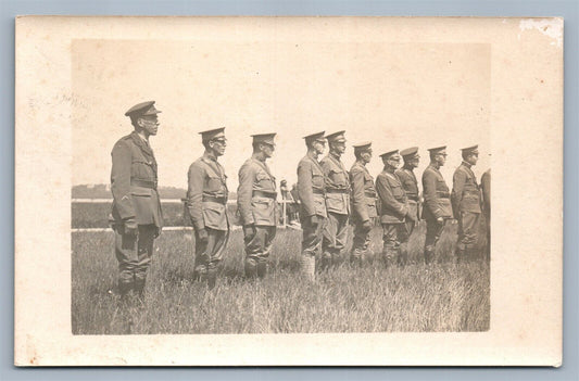 AMERICAN MILITARY WWI ANTIQUE REAL PHOTO POSTCARD RPPC