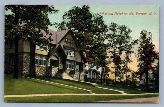 MT. VERNON NY OAKWOOD HEIGHTS ANTIQUE POSTCARD