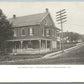 SOUDERTON PA RAILROAD AVENUE DOUBLE SIDED ANTIQUE POSTCARD