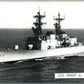 MILITARY SHIP USS HARRY HILL VINTAGE REAL PHOTO POSTCARD RPPC