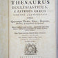 1728 ANTIQUE 2 VOLUMES THESAURUS ECCLESIASTICUS LEATHER BOUND FOLIO