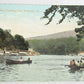 POTTSVILLE PA ON THE LAKE TUMBLING RUN ANTIQUE 1908 POSTCARD