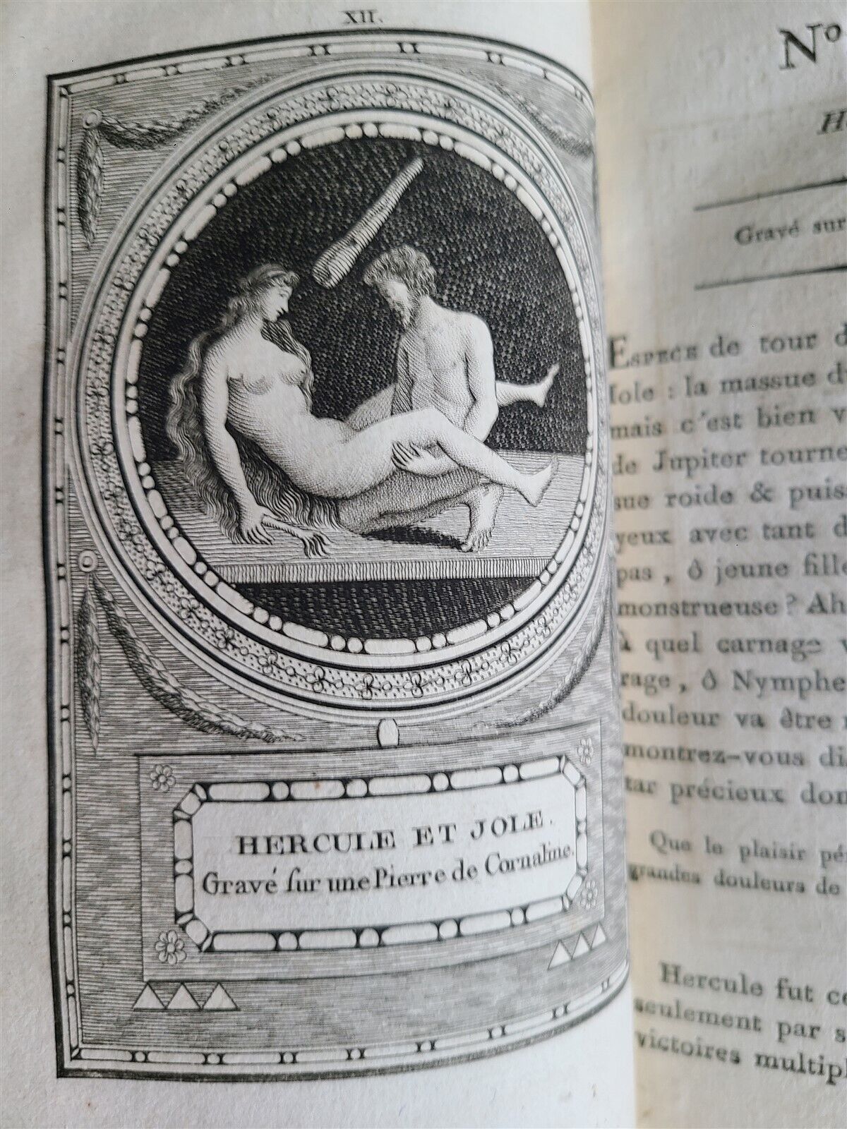 1786 MONUMENS DE LA VIE PRIVEE DES DOUZE CESARS antique EROTIC ENGRAVINGS rare