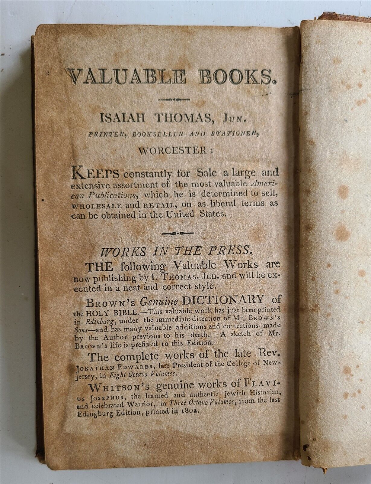 1808 EVIDENCES for THRUTH of CHRISTIAN REVELATION & POEM on DEATH antique