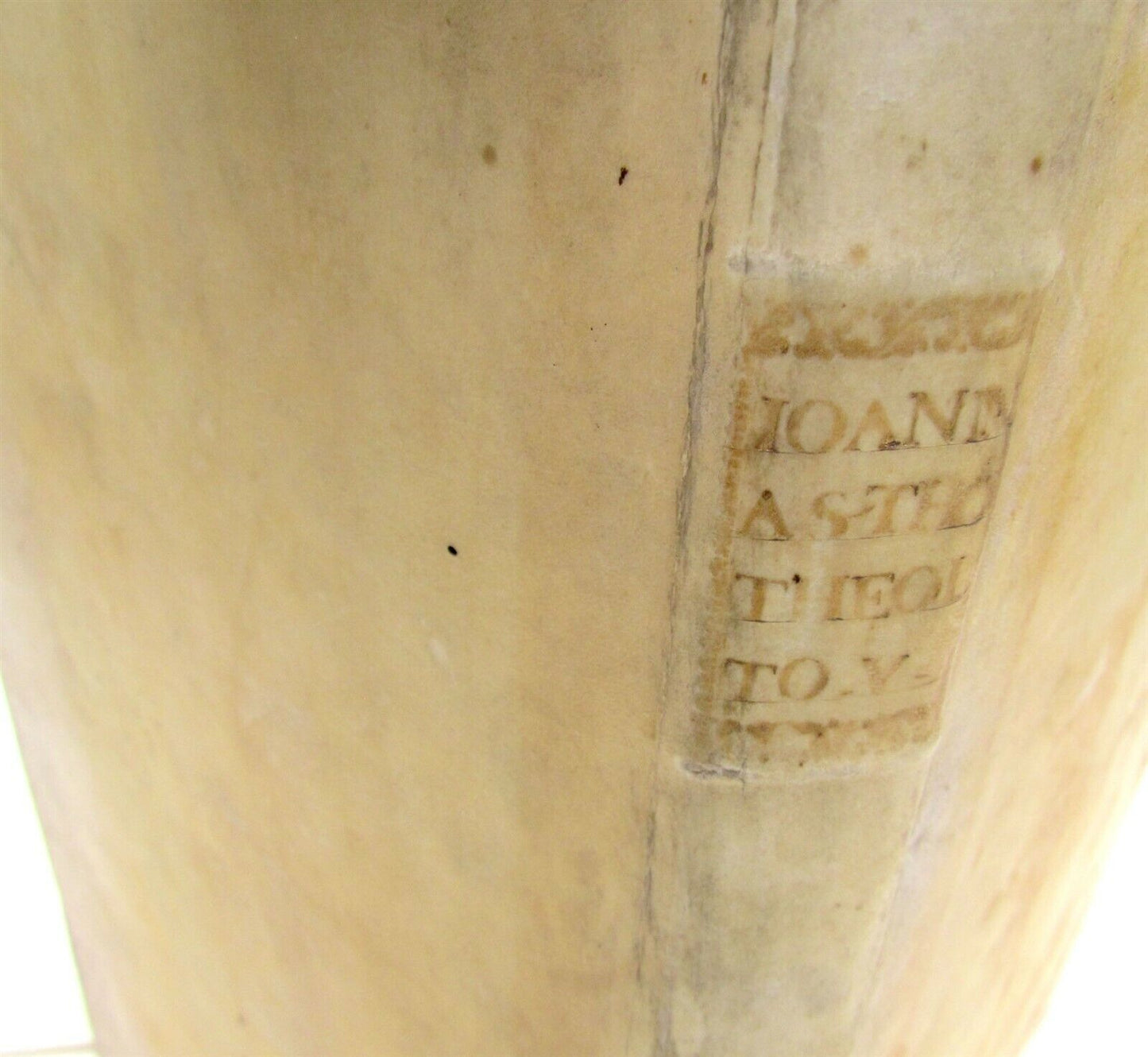 1711 VELLUM BOUND ANTIQUE FOLIO Ioannis a Sto Thoma v. 5