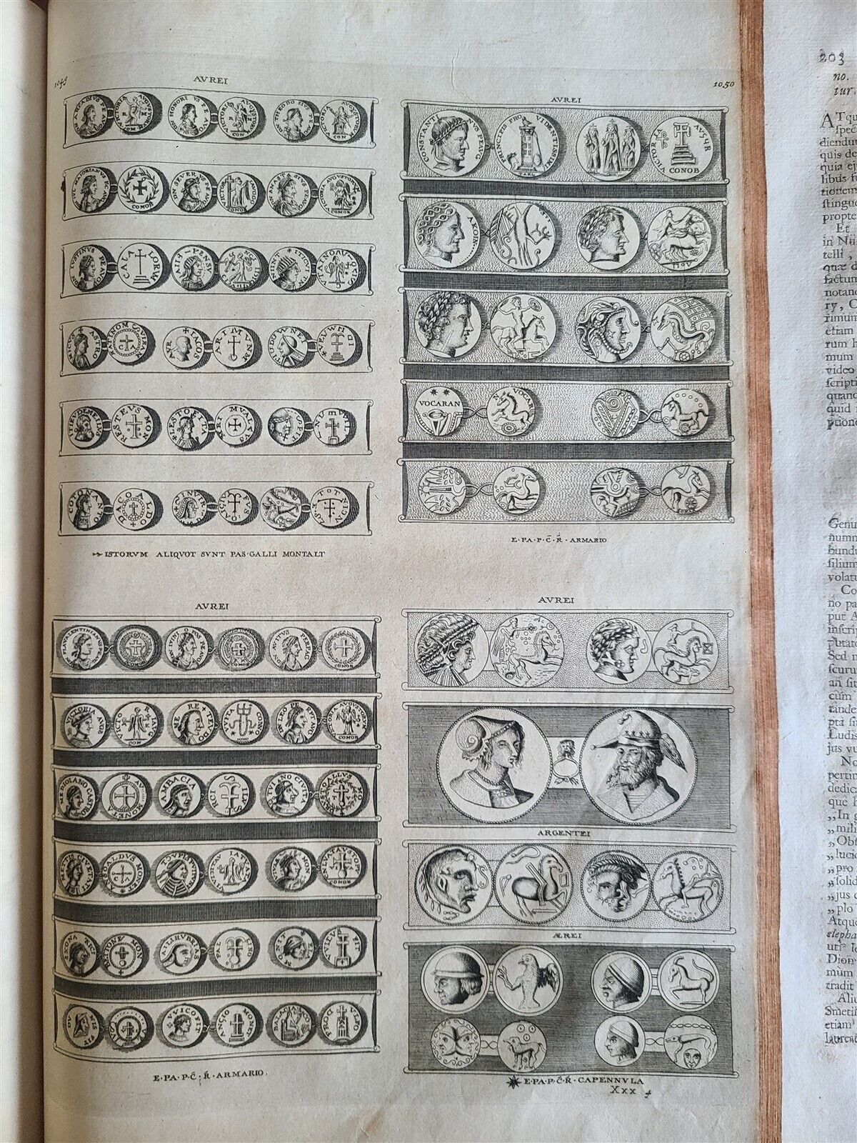 1716 ROMAN ANTIQUITIES ILLUSTRATED 3 VOLS Thesaurus Antiquitatum antique FOLIO