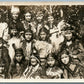 INDIAN FAMILY w/ KIDS ANTIQUE REAL PHOTO POSTCARD RPPC