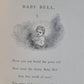 1878 BABY BELL by THOMAS BAILEY ALDRICH antique ILLUSTRATED POETRY Americana