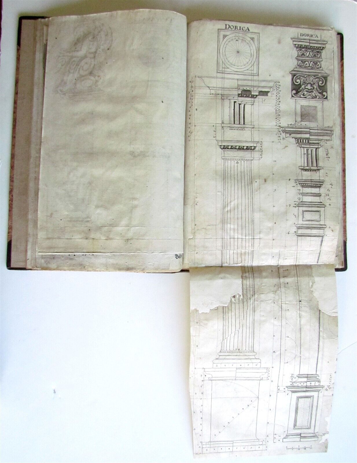 1672 ARCHITECTURE Georg Caspar ERASMUS antique ILLUSTRATED Seulen-Buch GERMAN